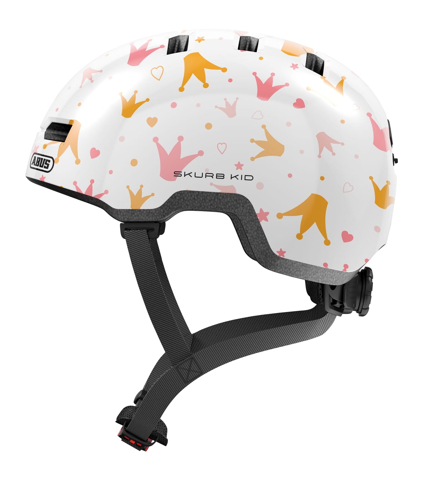 Abus casco skurb niño coronas blancas s 45-50cm