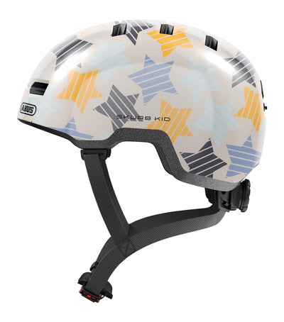 Abus Helmet Skurb Kid Grey Stars M 50-55 cm