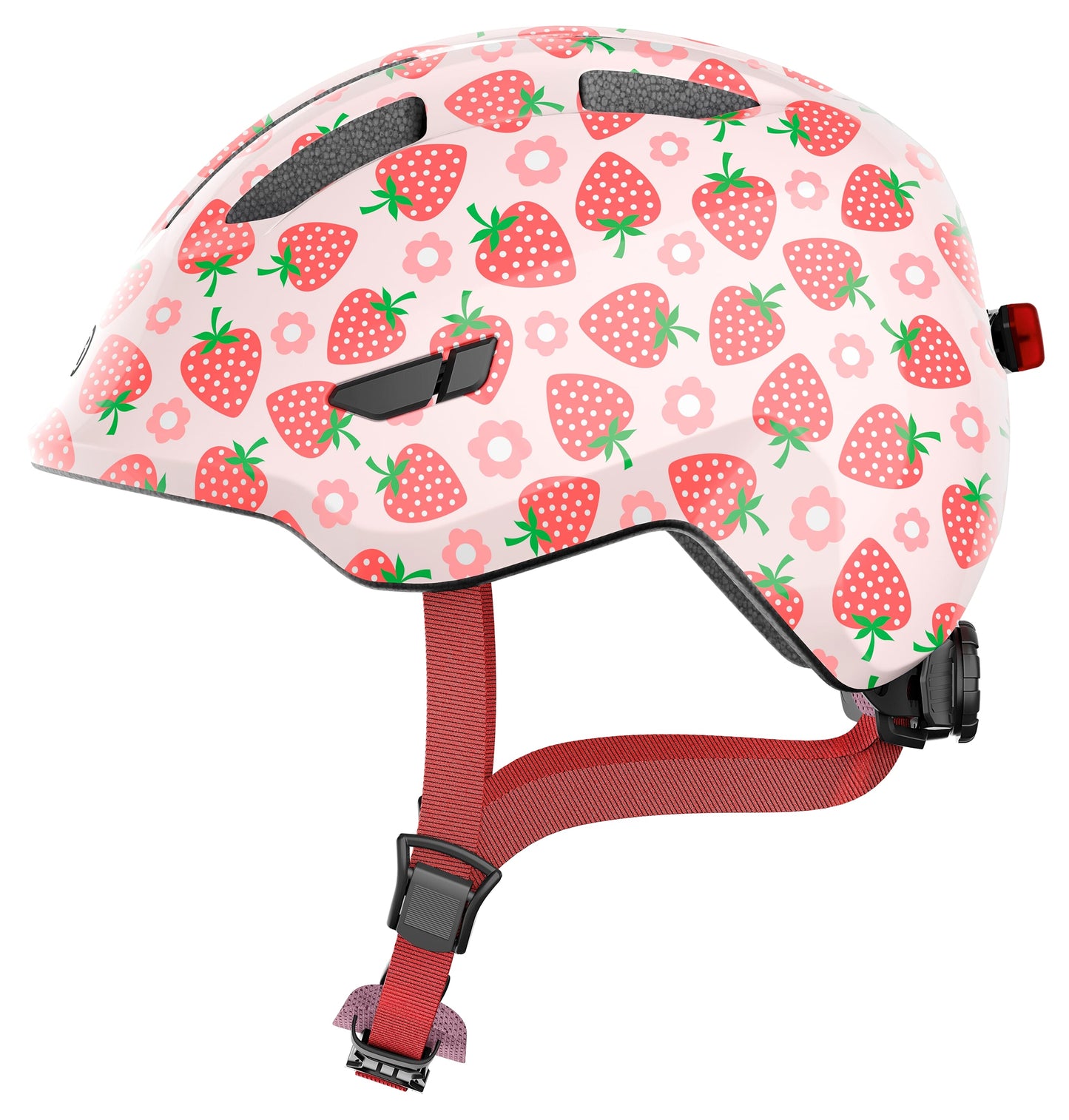Abus Helms Smiley 3.0 LED Rose Strawberry M 50-55 cm