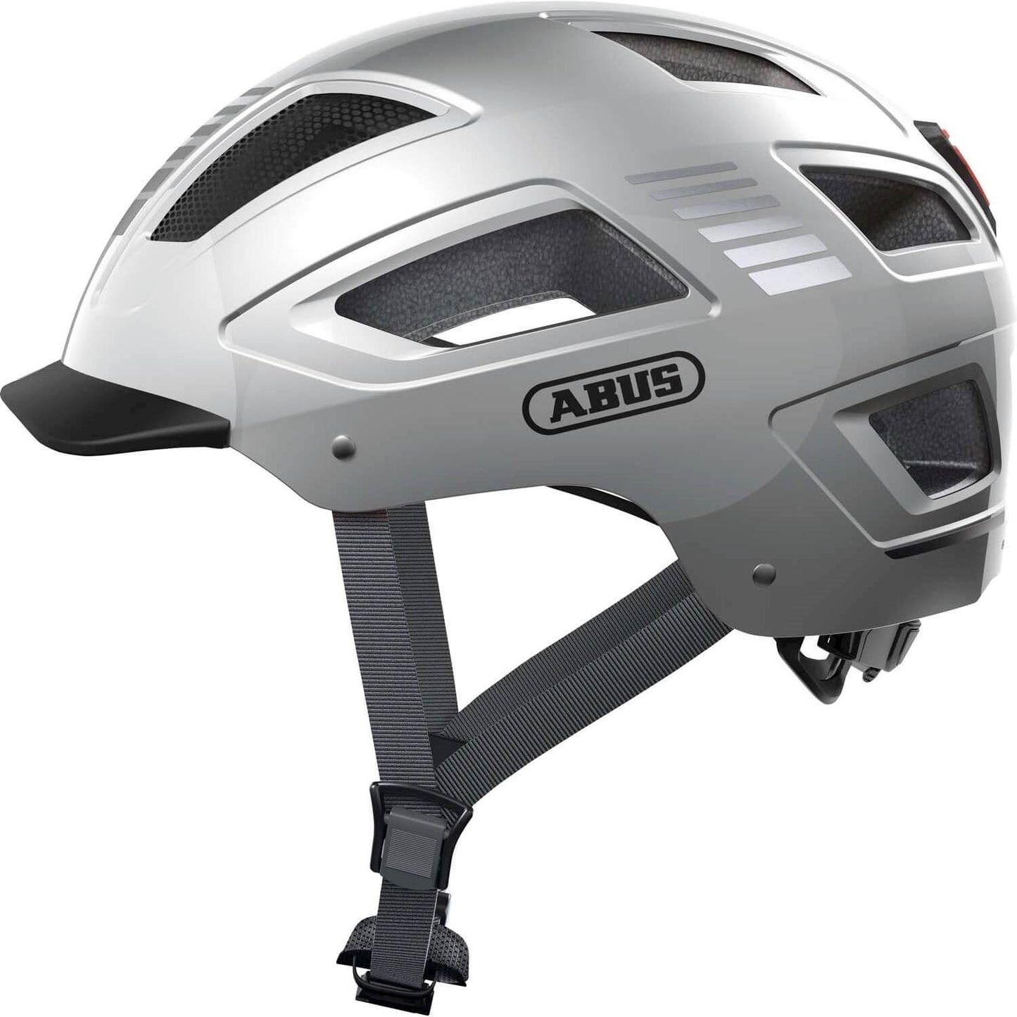 Abus Helmet Hyban 2.0 Signal Silver M 52-58 cm