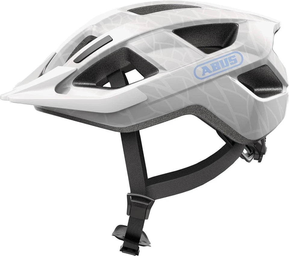 ABUS HELM ADURO 3.0 LED White Art M 52-58 cm