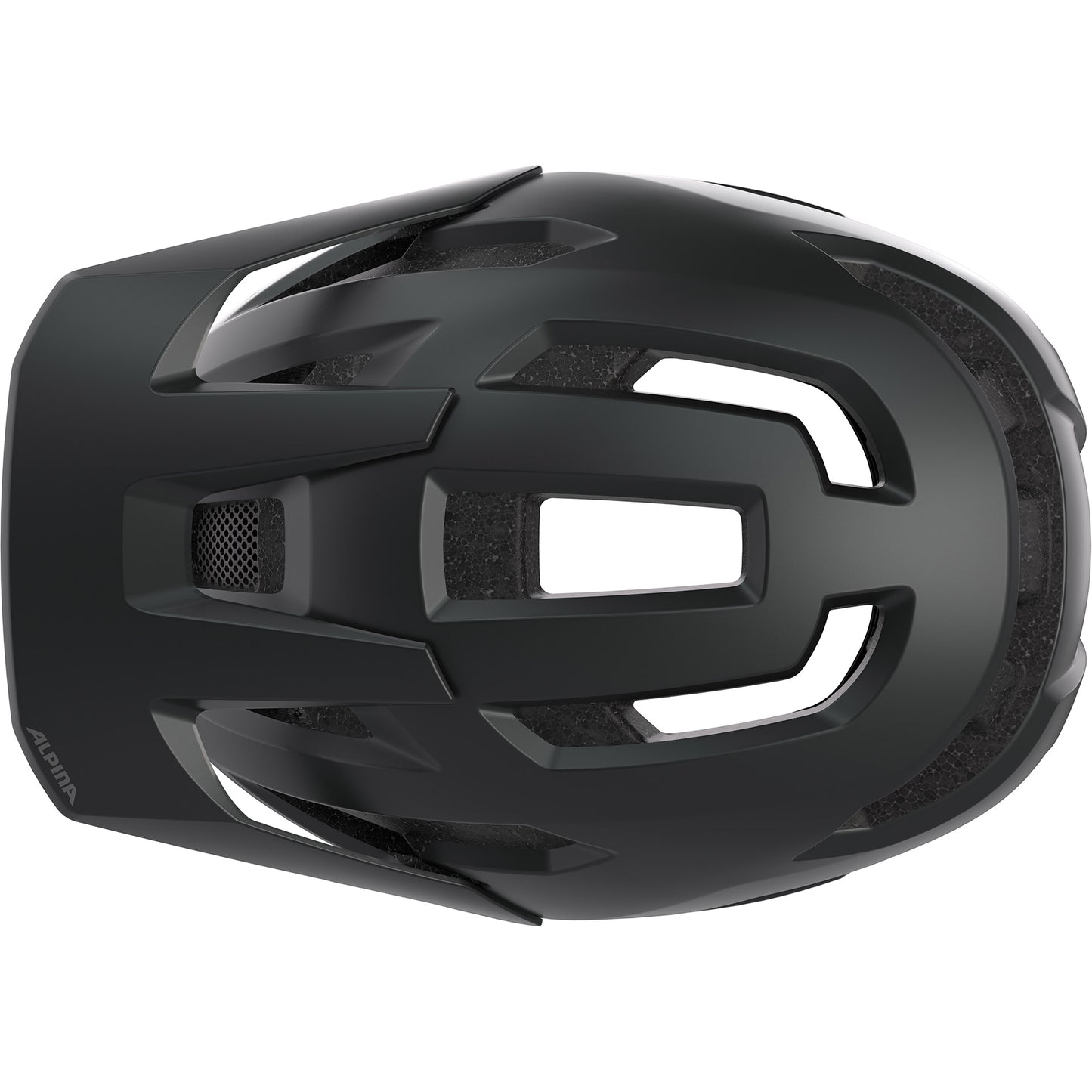 Ropa deportiva olímpica alpina sports casco mtb taunus 55-59 negro mate gris