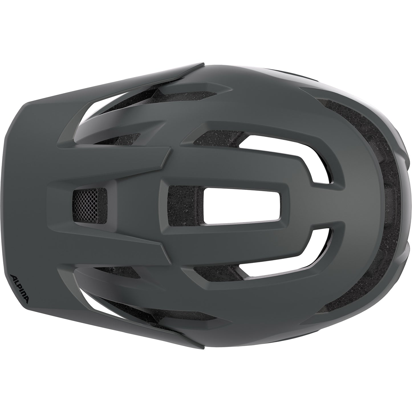 Ropa deportiva olímpica alpina sports mtb casco taunus 52-56 gris oscuro mate