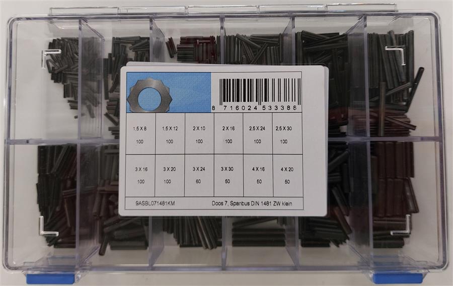 Assortimento boccola di serraggio d1481 nera piccola