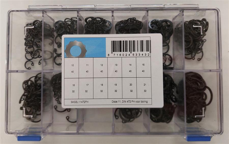 Surtido de anillos de retención de eje d471