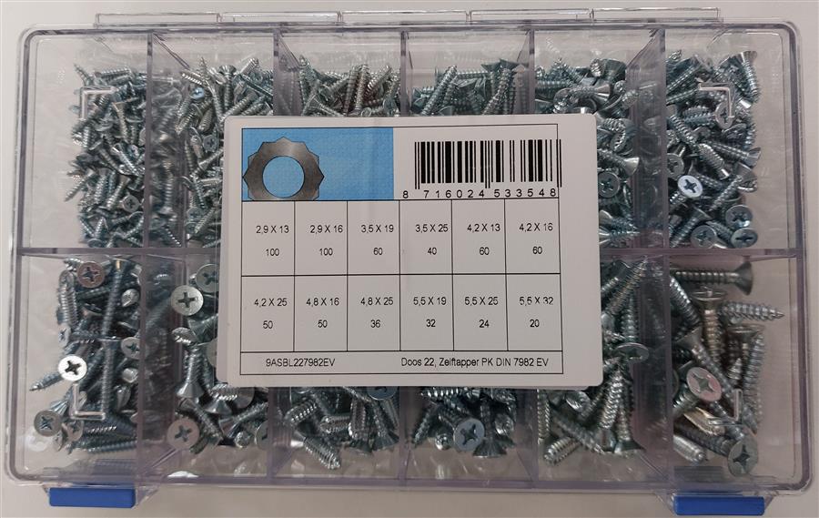 Assortimento macchina autofilettante d7982 elvz