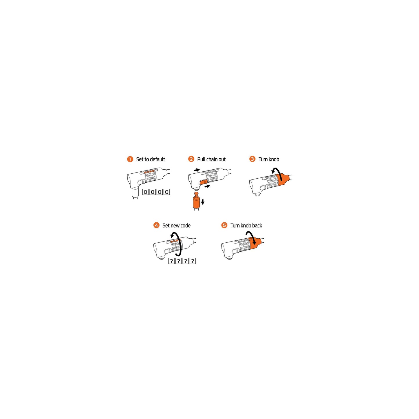 Slot AXA Cable Lock Resolute 150 10 Código