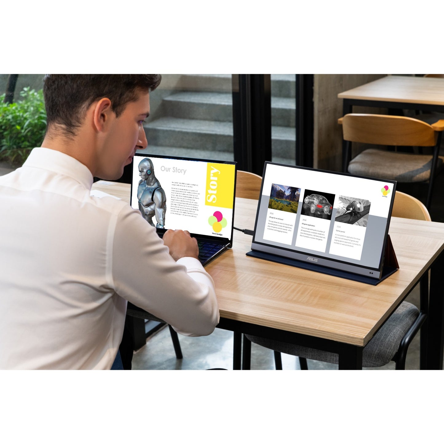 ASUS ZenScreen OLED MQ16AH