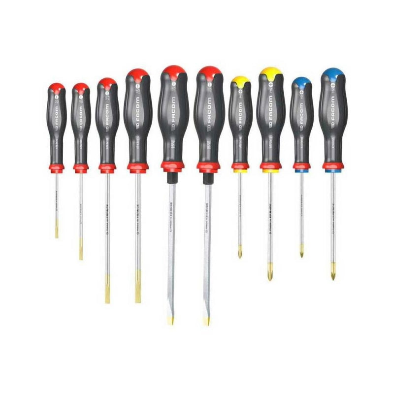 Set cacciaviti Facom da 10 pezzi