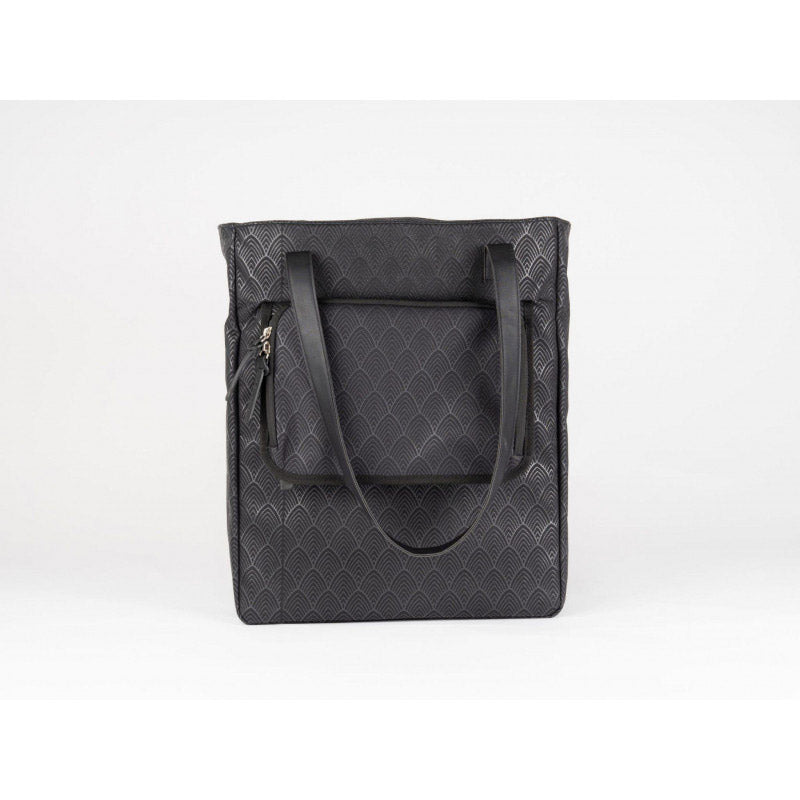 Ropa deportiva olímpica atranvelo bolso individual bella 13 tote avs patrón de hoja negro