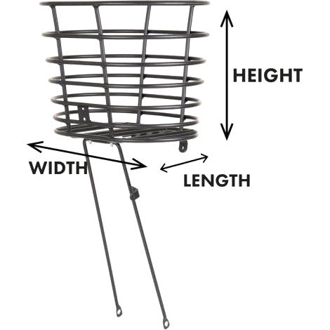 Cestino bicicletta Atranvelo, coste anteriori fr.basket rib alu