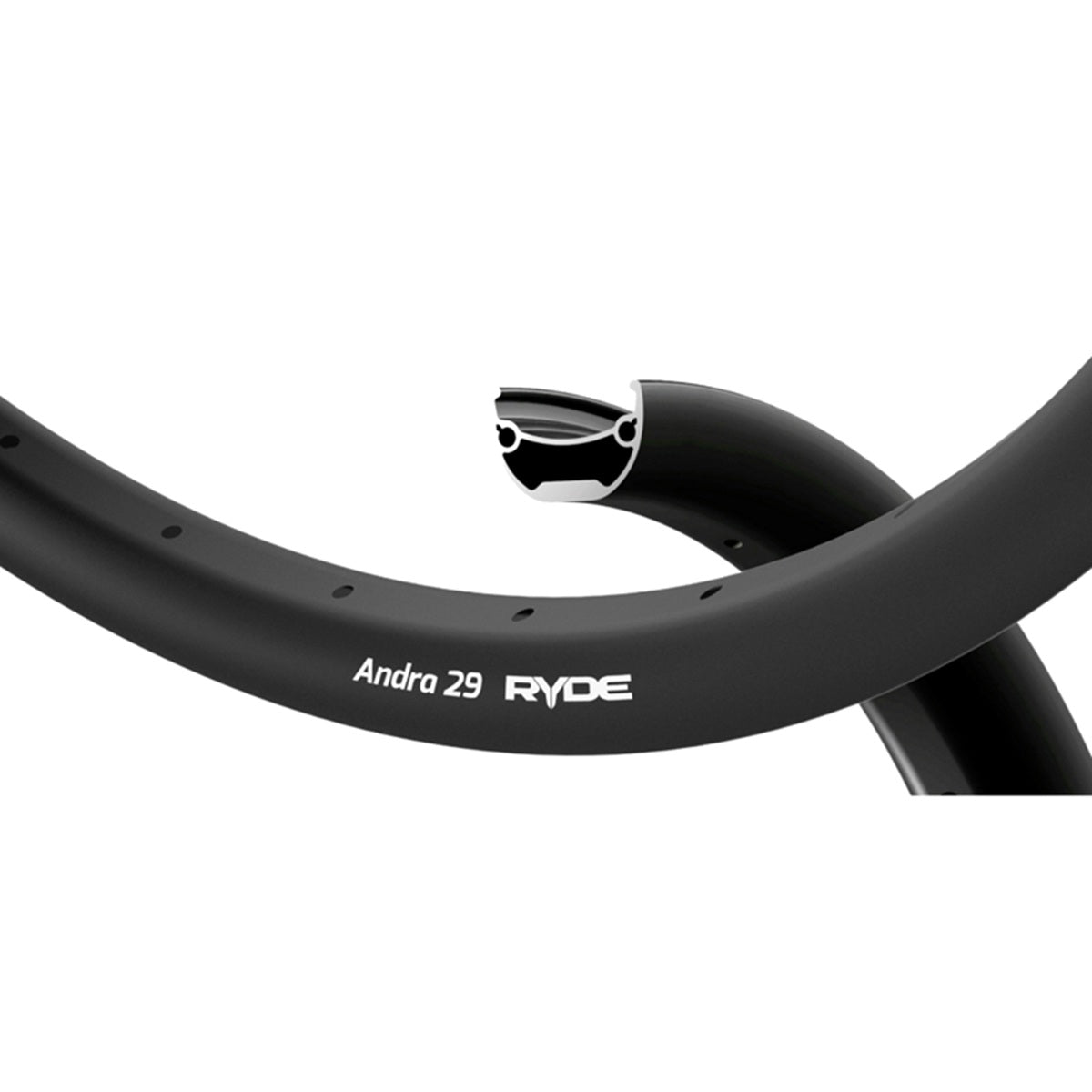 Cerchio Ryde 27,5 andra 29d disco nero 32 14