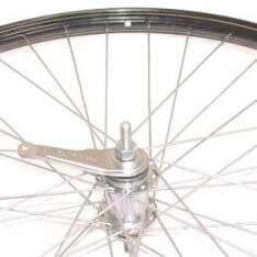 Rueda trasera Roland 28 x 1 1 2 shimano rn v38 negro zinc spk