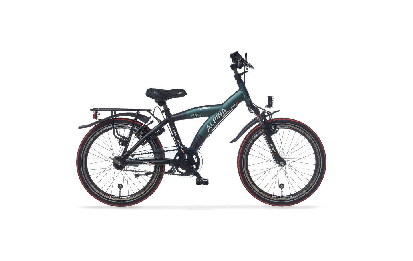 Alpina Yabber J22 Pine Green - Vivid Black