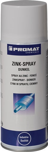 Promat tecwerk spray de zinc | 400ml | gris oscuro gris polvo | lata de aerosol - 4000354065