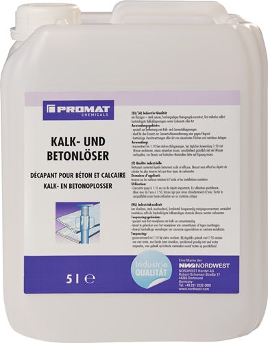 Disolvente de cal y hormigón Promat tecwerk | Recipiente para líquidos de 5 litros - 4000354680