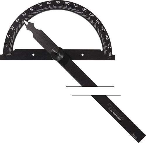 Misuratore d'angolo Promat tecwerk | goniometro-d. 200 mm | lunghezza gamba 300 mm - 4000858570