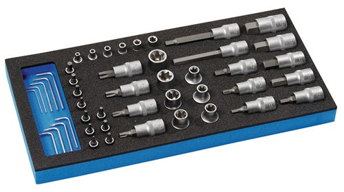 Modulo strumento Promat tecwerk | 46 pezzi 1 3 moduli | chiave a bussola - 4000871250