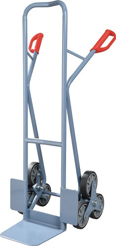 Carretilla de mano para escaleras Promat tecwerk | altura 1300 mm tamaño de pala. largo 250 x ancho 320 mm | estrella de rueda de 3 brazos de tubo de acero | ruedas enteras de goma - 9000443160