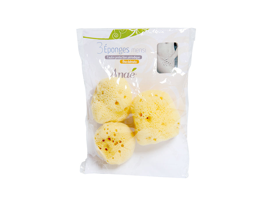 Spugne mestruali ane 6-7 cm 3 pezzi.
