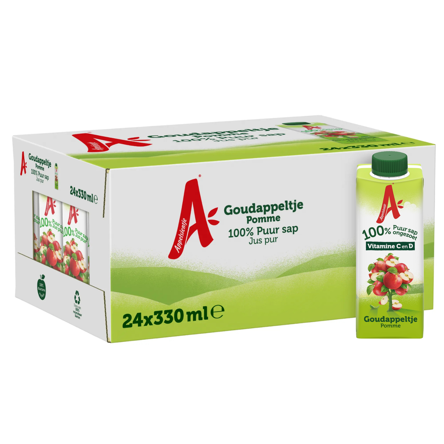 Appelsientje pack manzana dorada (24x 33cl)