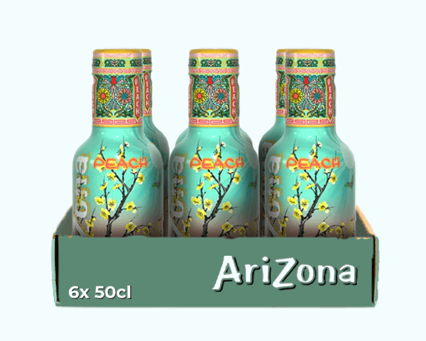 Tè verde Arizona tappo pesca (6x 50cl)