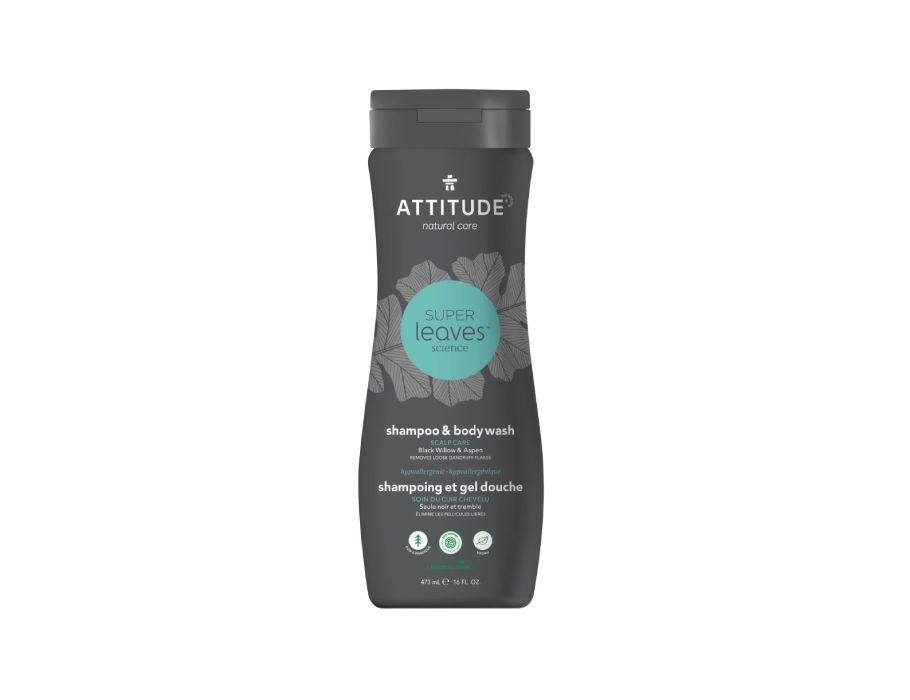 Actitud Super Leave Shampoo Shower Gel para hombres -cuidado