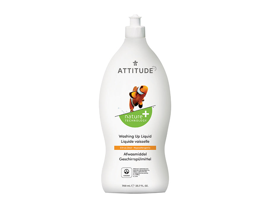 Naturaleza de actitud+ Detergente cítricos