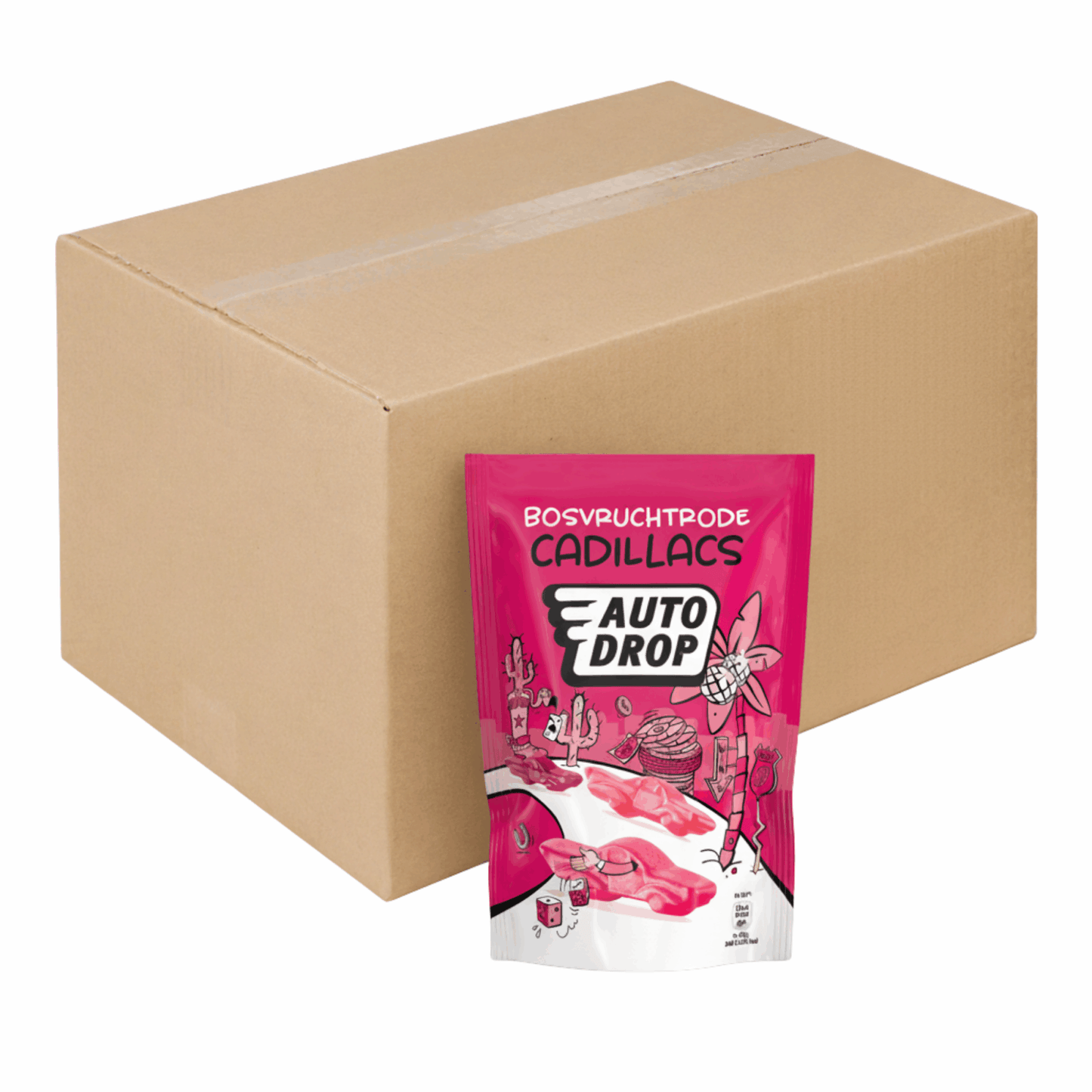 Busta Autodrop Mix frutti di bosco Cadillac rosse (16x 150gr)