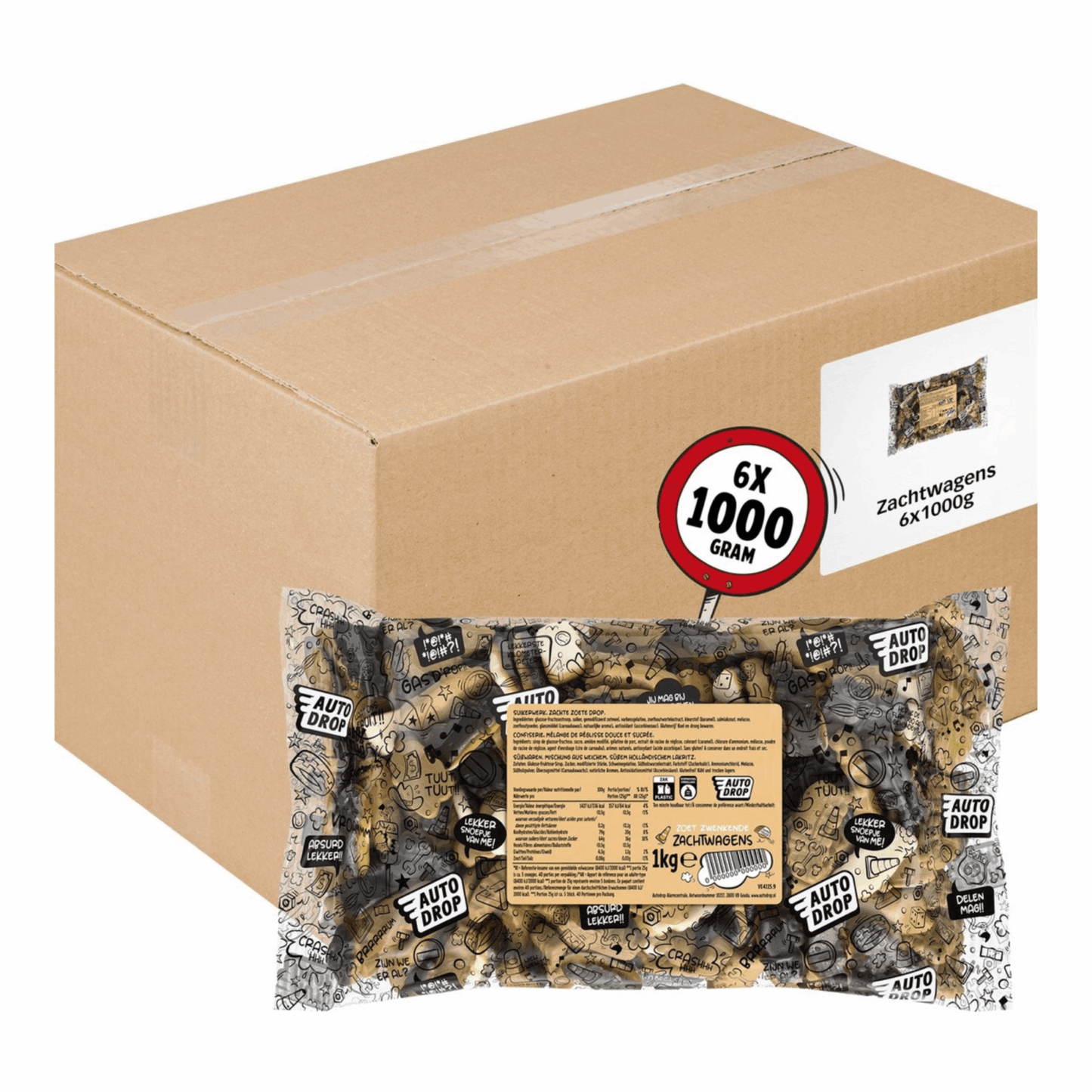 Carrelli morbidi Autodrop (6x1kg)