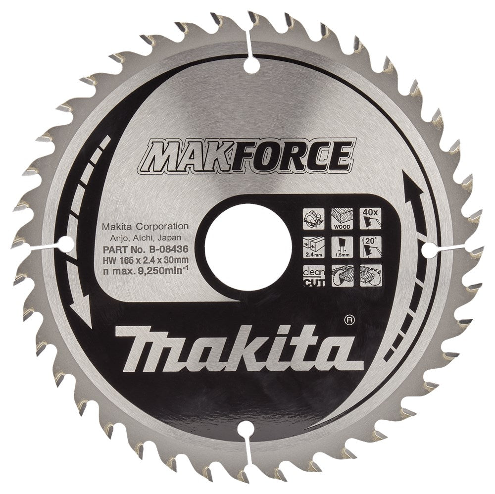 Accessori Makita sega legno 165x30x40t 20g - b-08436 - b-08436