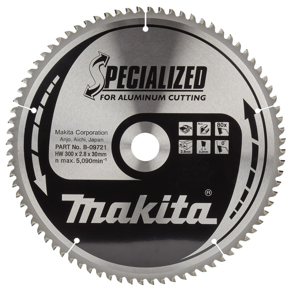 Sega Makita alluminio 300x30x80t 0g - b-09721