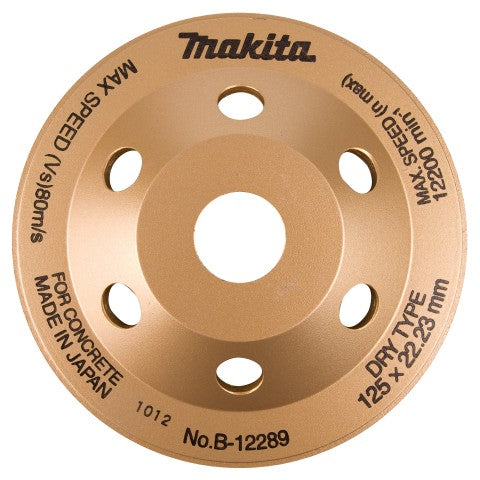 Accesorios Makita rueda de copa de diamante 125 mm - b-12289