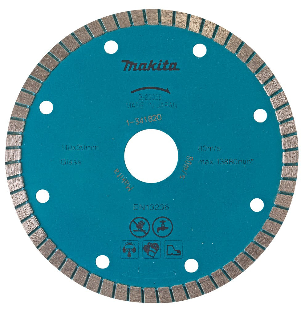 Disco de diamante Makita mármol de vidrio diámetro 110 mm