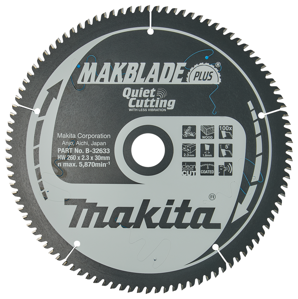 Lama sega Makita q c 260x30x2,3 100t 5g - b-32633