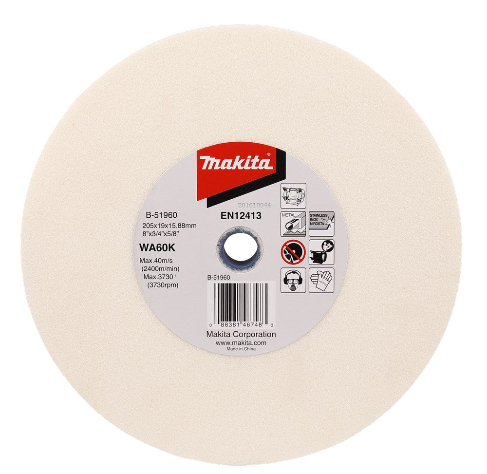 Accessori Makita affilatura st. 205x19x15,88mm wa60k - b-51960