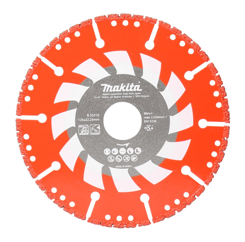 Accessori Makita disco diamantato resc 125mm - b-55310 - b-55310