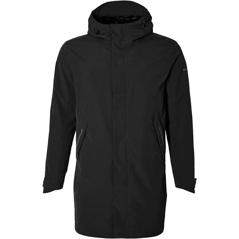 Basil Rain Parka Mosse Uomo Jet Black M