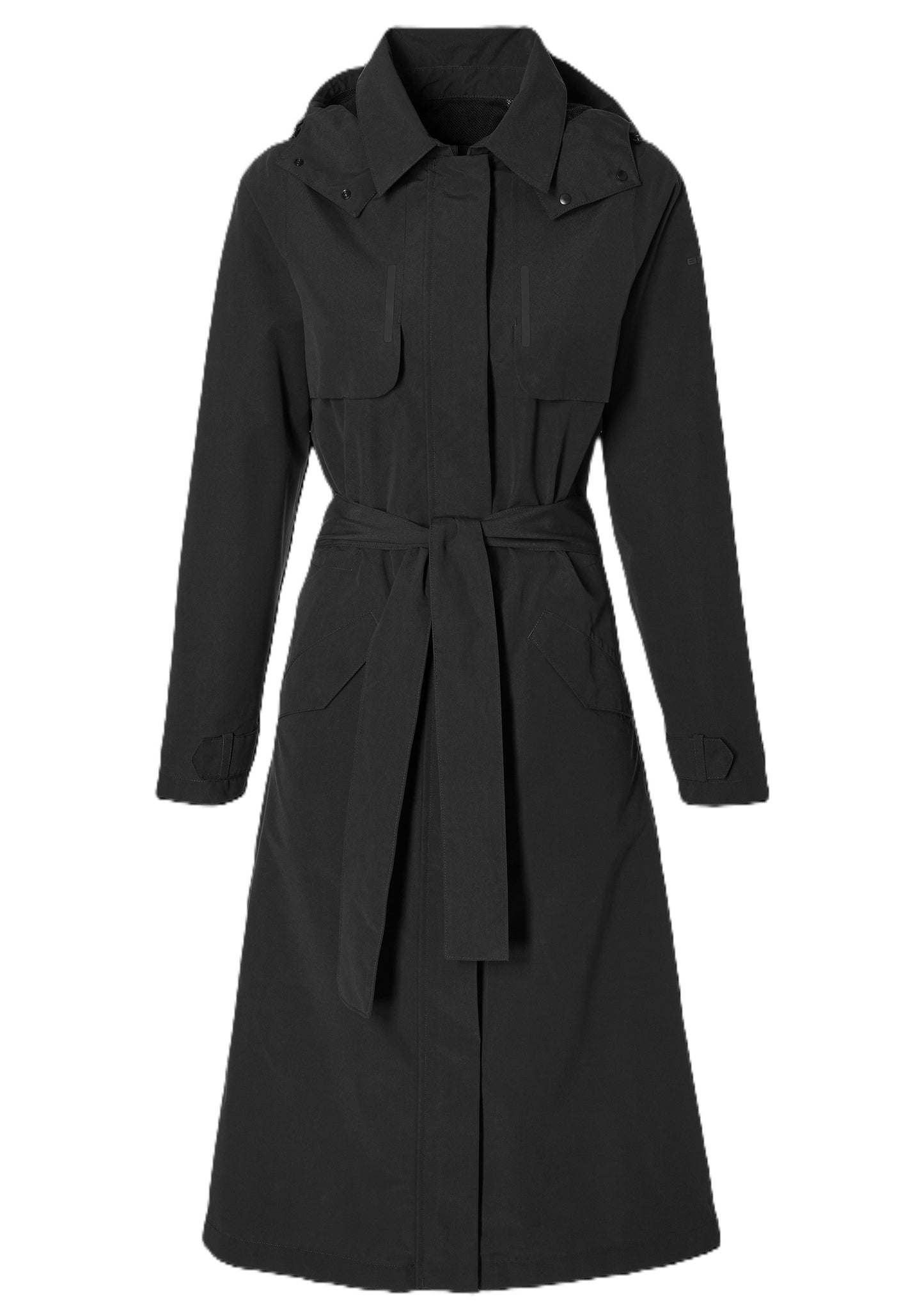 Trench Basil Mosse da donna Jet Black XL