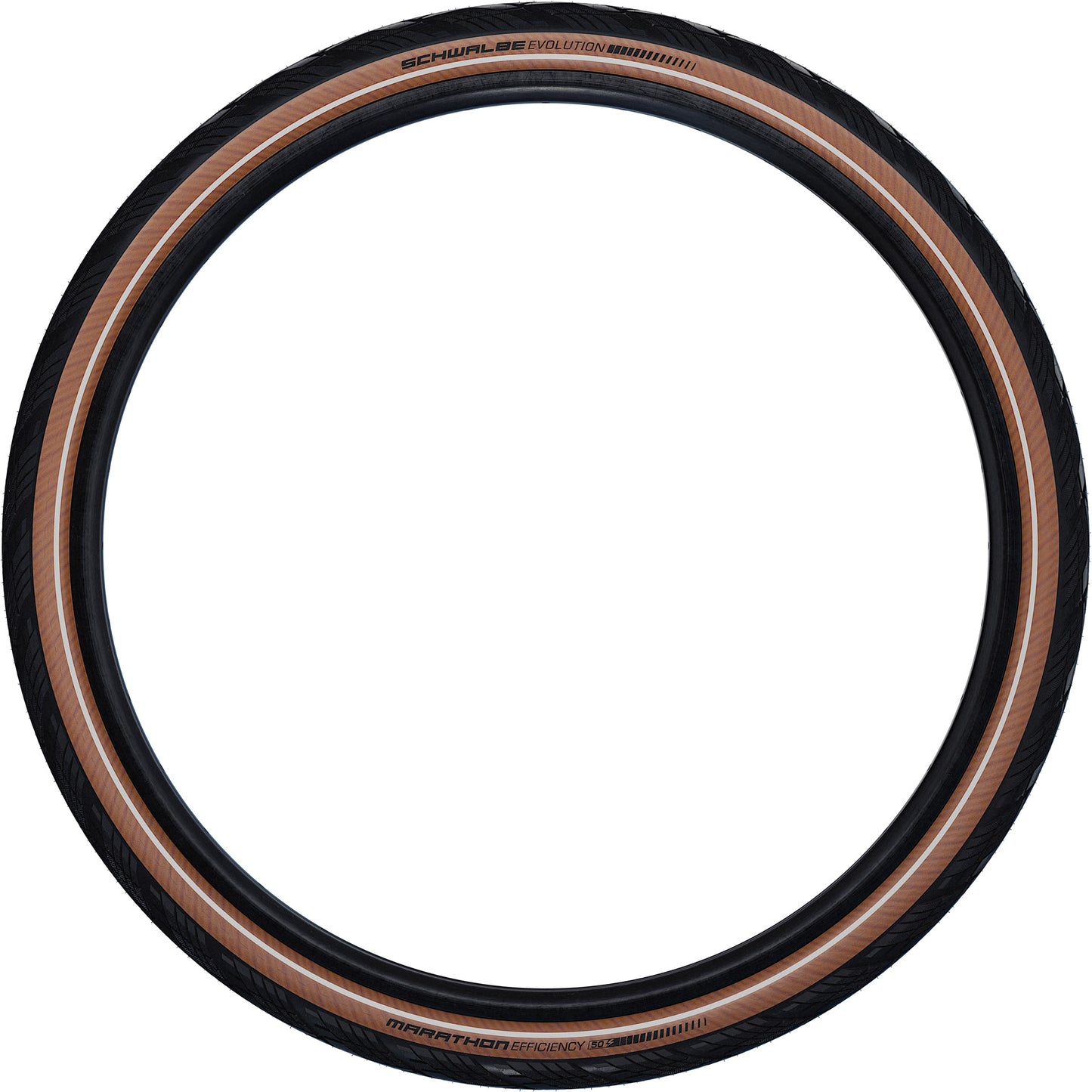 Schwalbe Tire 28-2.15 (55-622) Maratón Eficiencia EVO Black V Refelección