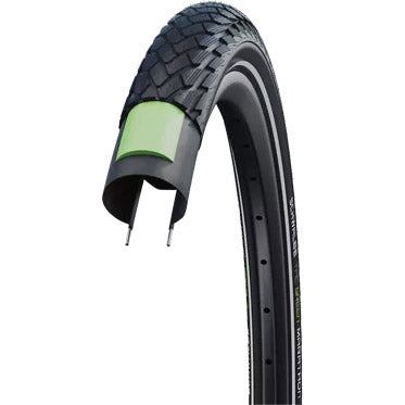 Schwalbe Tire Green Marathon Green Guard 28x1.50 (40-622) Nero