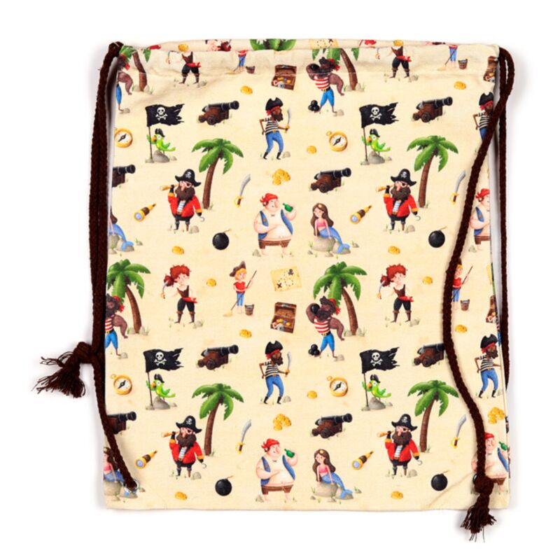 Zaino Jolly Rogers Pirate Canvas Trekkoord