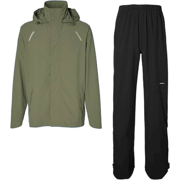 Basil regenpak hoga unisex olive green xl