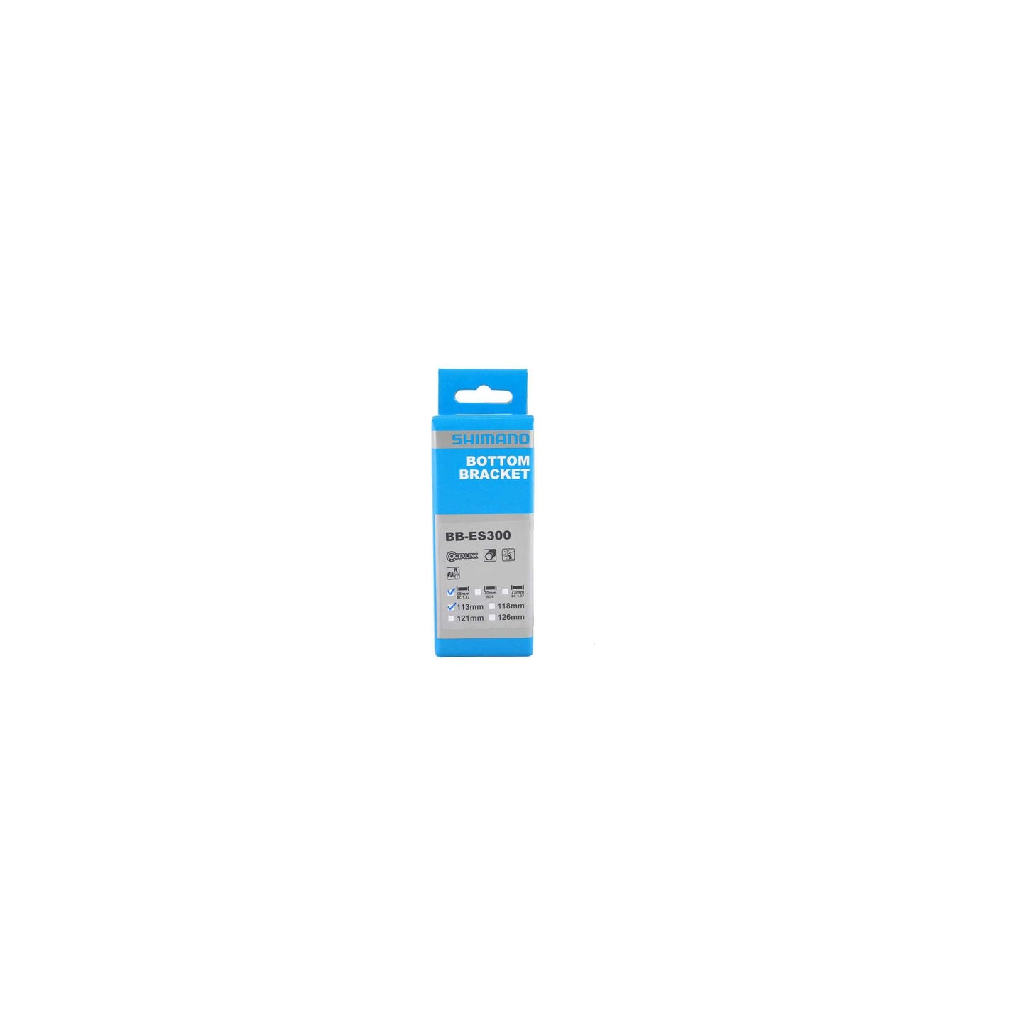 Ploadet Shimano Octalink Bbes25 121 mm de plata