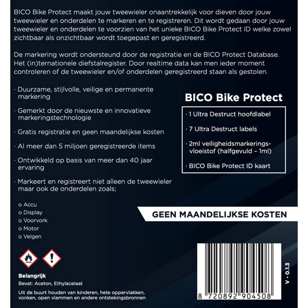 Cema Bico Protect Antifurto Bicicletta Sicurezza Bike Protect