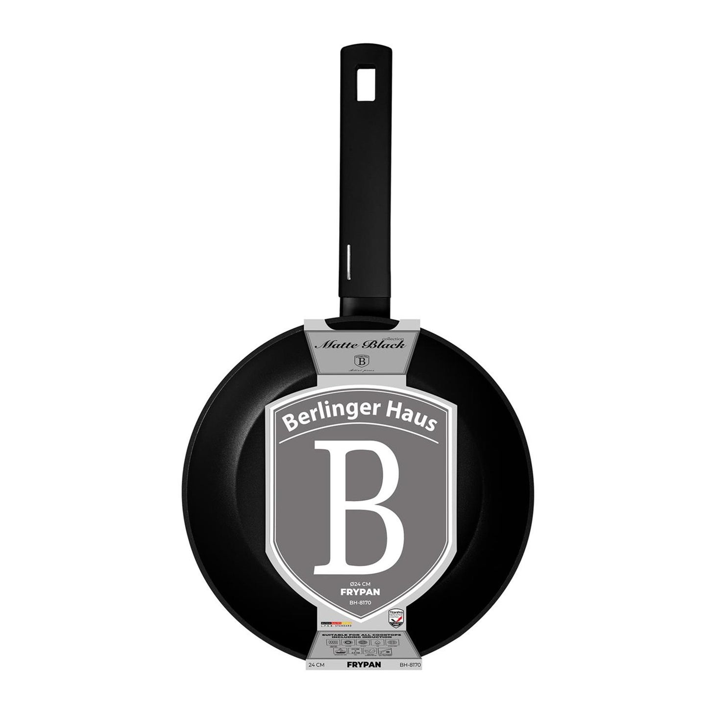 Sartén Berlingerhaus negro mate 24cm