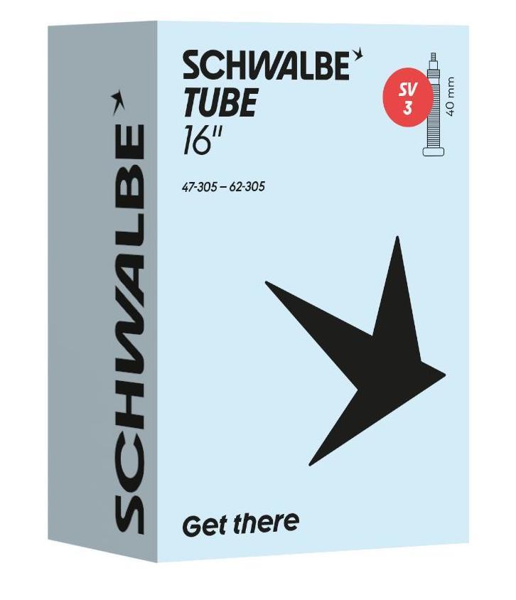 Camera d'aria Schwalbe 16 sv3