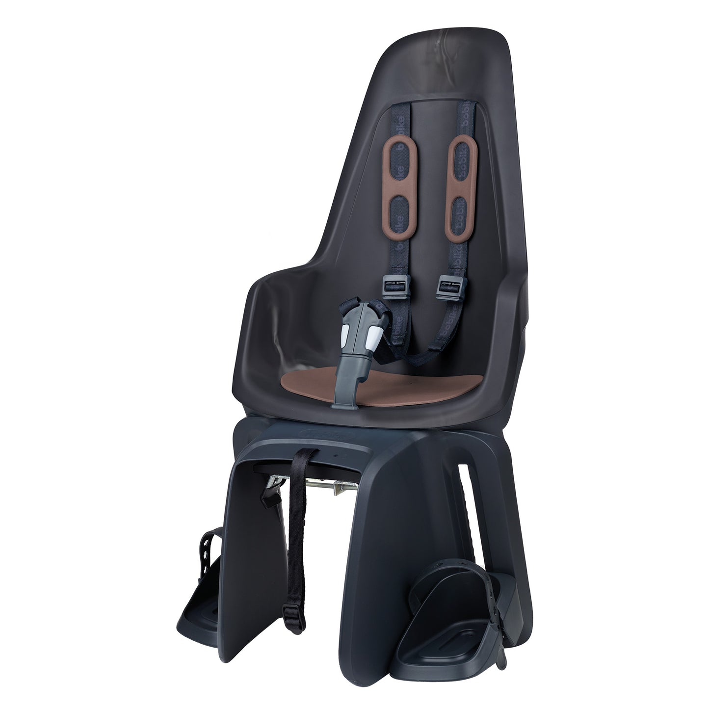 Seggiolino per bambini Bobike dietro un maxi e-bd nero marrone