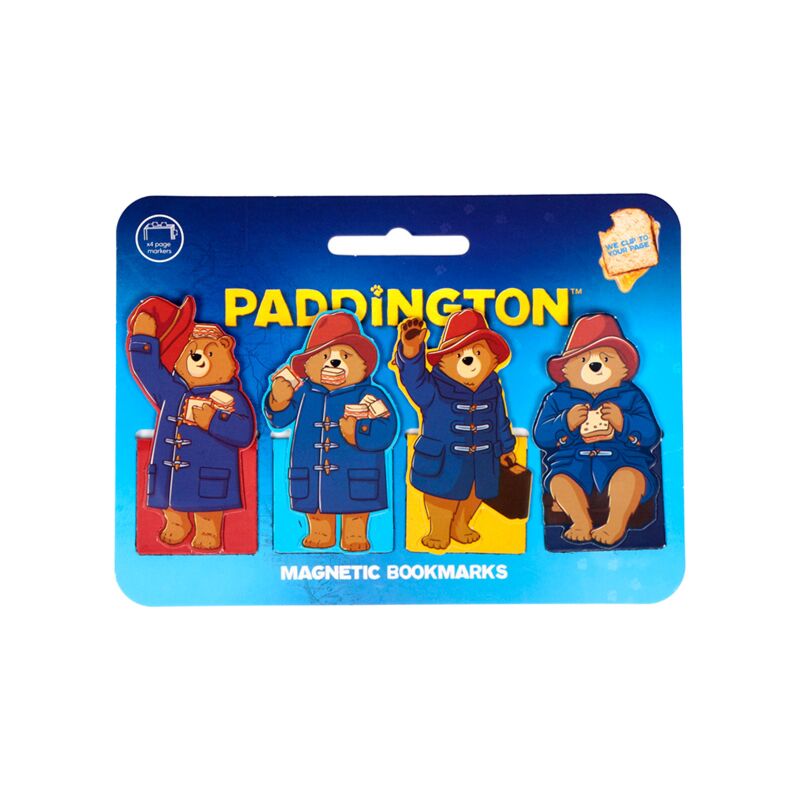 Juego de marcapáginas magnéticos con el oso Paddington