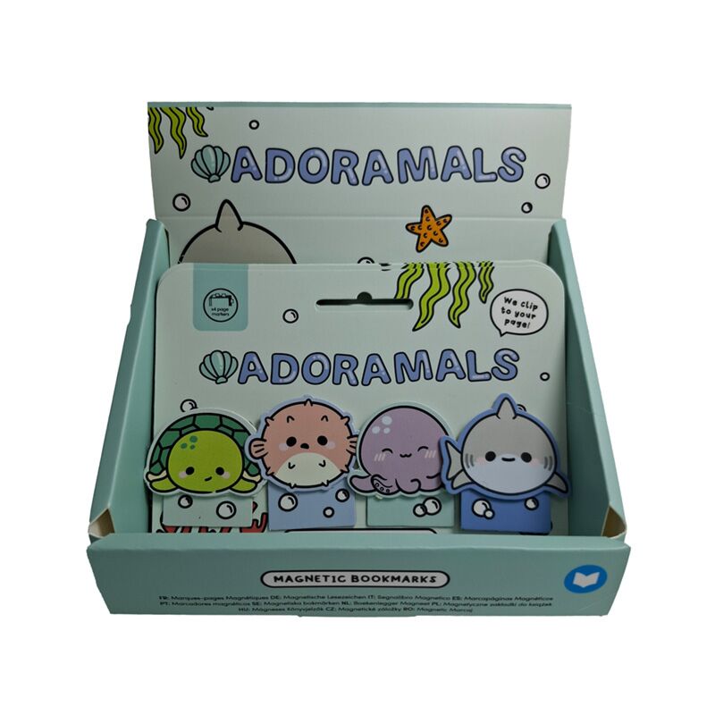 Juego de marcapáginas magnéticos océano Adoramals